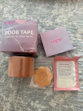 VDT Boob Tape Nipple Cover & Breast Tape Kit in Light Brown 🆕